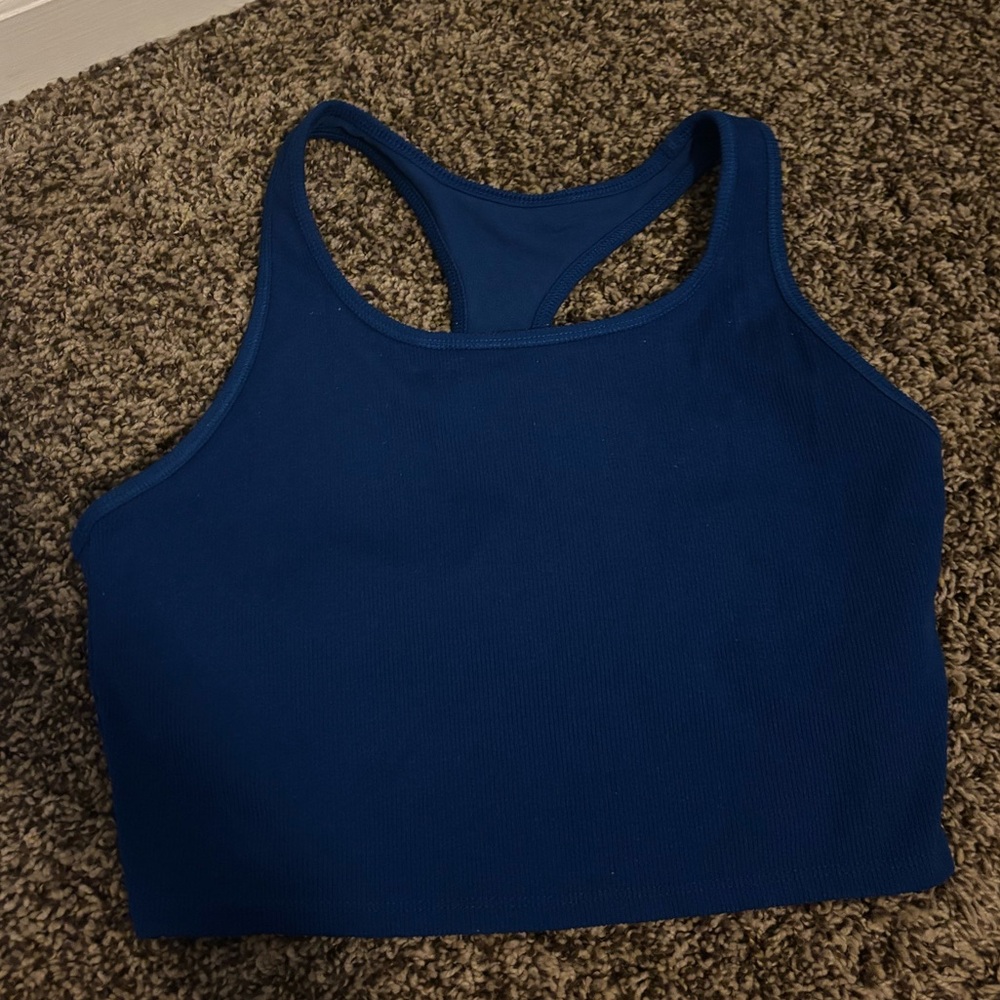 DSG Vibrant Blue Tank Top 
Built in sports Bra